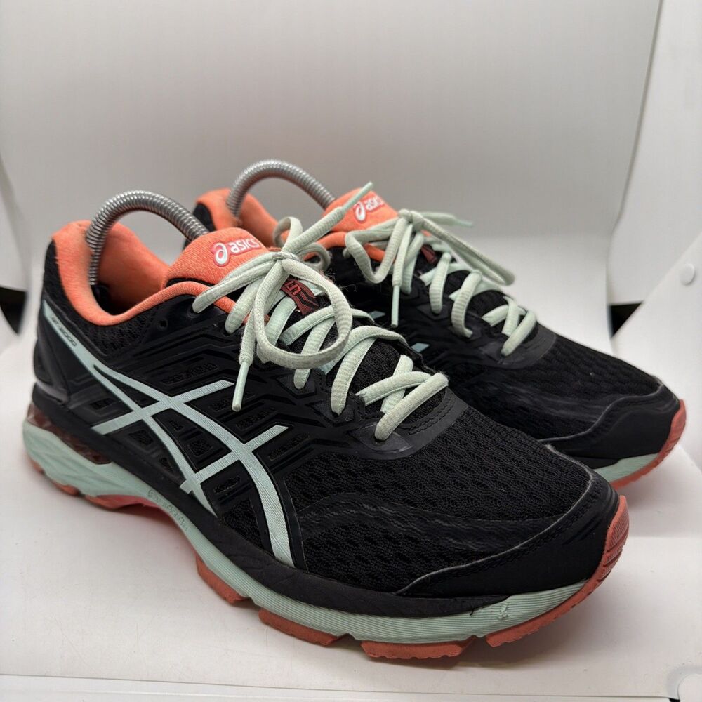 ASICS GT 2000 Running Shoes Womens 9 1/2 Bay Diva Pink Black Teal Gym